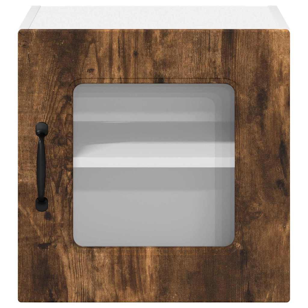 Kitchen Wall Cabinet Smoked Oak 40 x 31 x 40 cm Engineered Wood